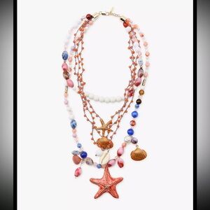 MARINE CHARM BEAD NECKLACE